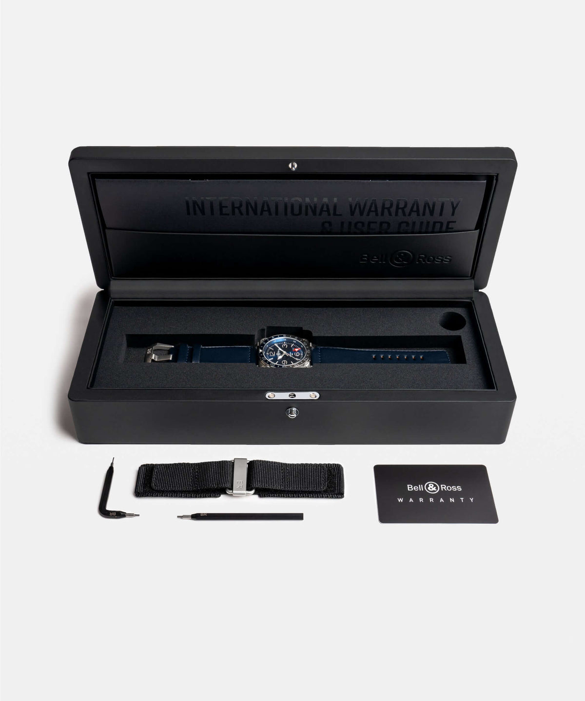 Bell & Ross BR-03 GMT BRO393-BLU-ST/SCA / Bandiera Jewellers
