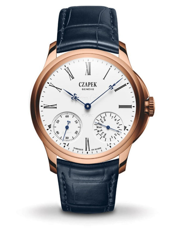 Czapek &amp; Cie Quai des Bergues No 33 M - Grand Feu Blanc "Sursum Corda Bandiera Jewellers