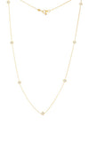 Roberto Coin 7- Station Yellow Gold and Diamonds Necklace 001347AY18D0 Roberto Coin