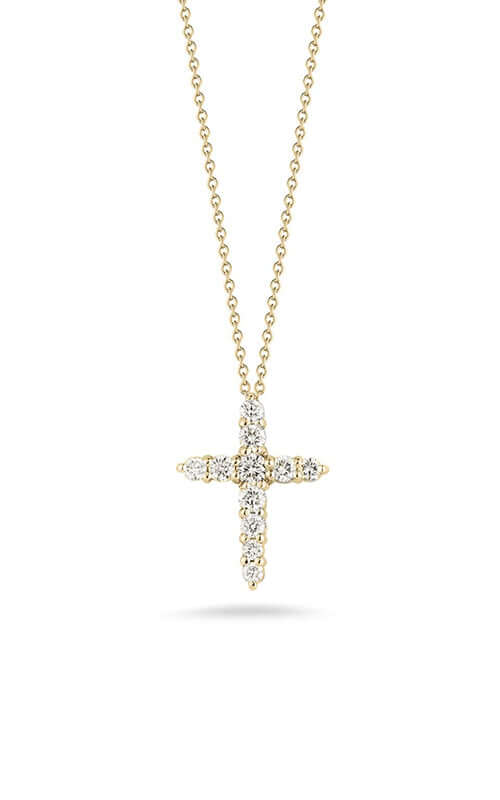 Roberto Coin Cross Pendant with Diamonds 001857AYCHX0 Bandiera Jewellers
