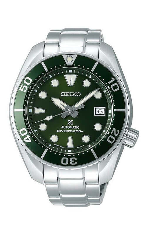 Seiko Prospex Divers GREEN  &#39;Sumo&quot; Mens Watch SPB103J1 | Bandiera Jewellers Toronto and Vaughan