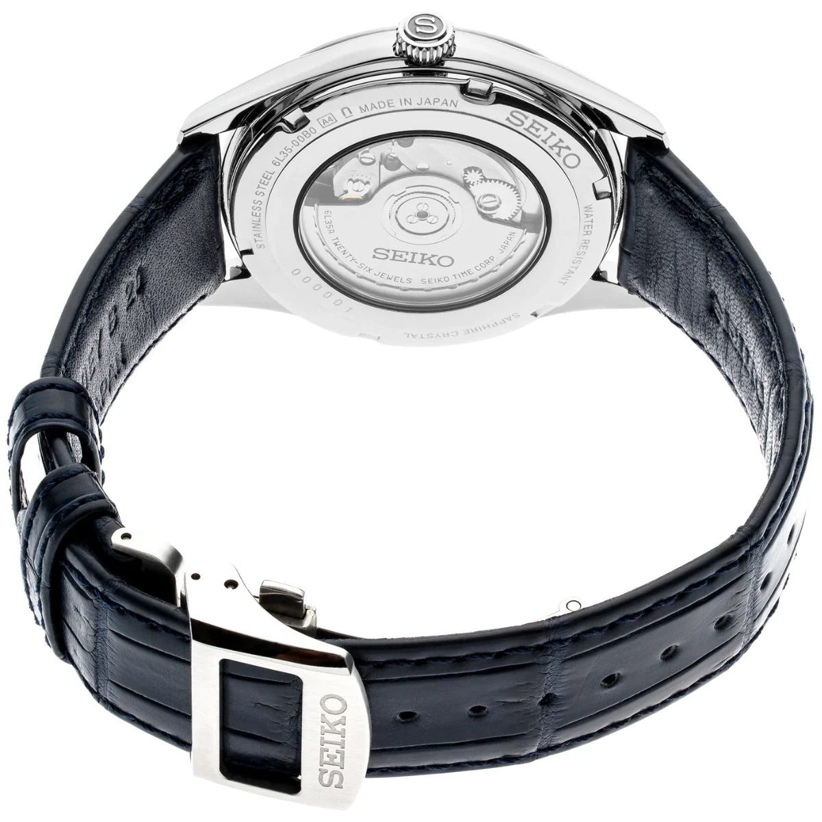 Seiko Presage Blue Enamel Dial "Laurel" LTD Watch SJE077J1