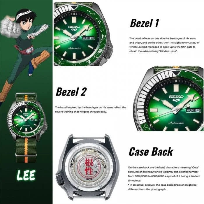 SEIKO 5 DAY DATE NARUTO BORUTO LTD SRPF73K1F
