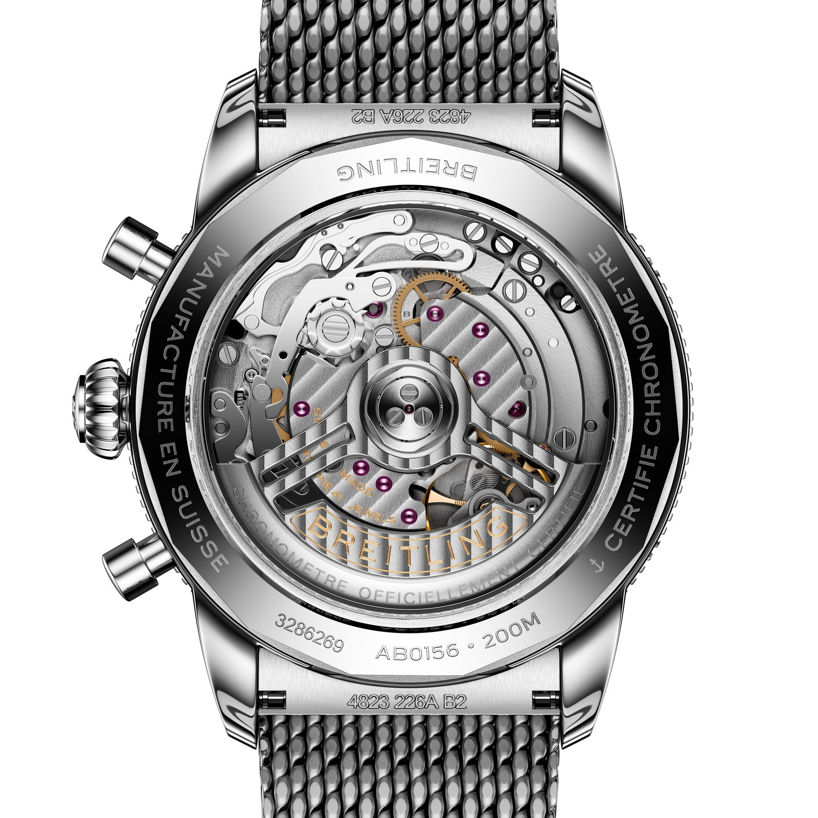 Breitling SUPEROCEAN HERITAGE B01 Chronograph 42 AB0156161C1A1 Bandiera Jewellers