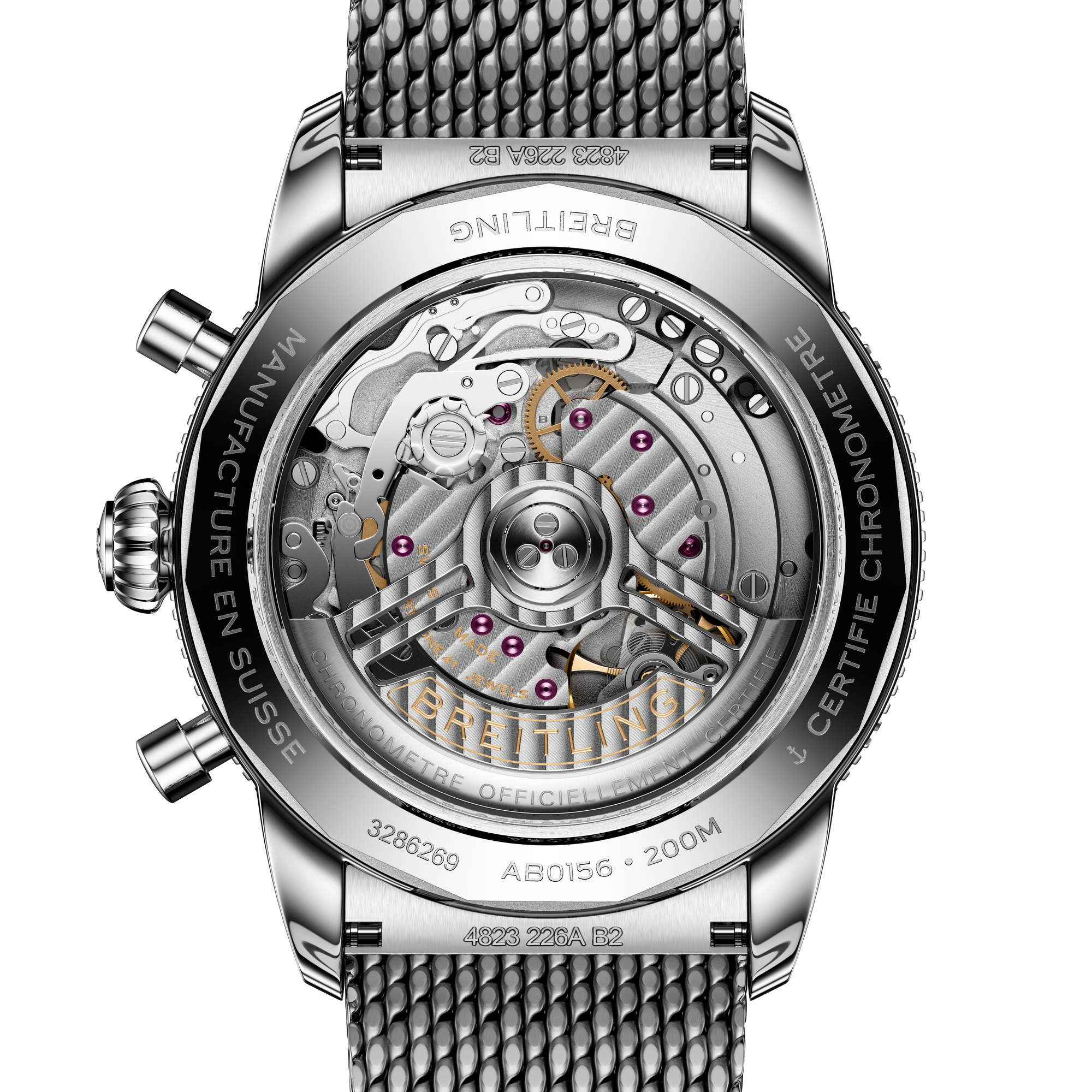 Breitling SUPEROCEAN HERITAGE B01 Chronograph 42 AB0156161C1A1 Bandiera Jewellers