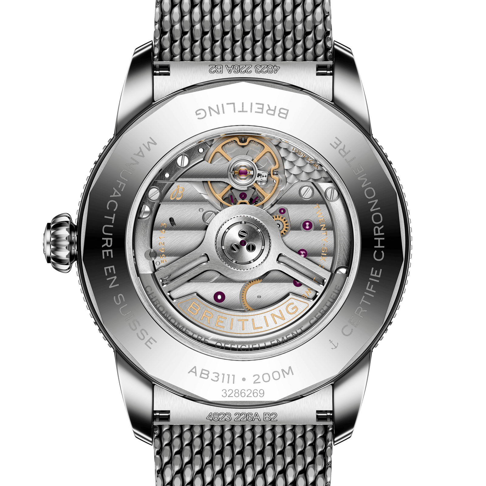 Breitling SUPEROCEAN HERITAGE B31 AUTOMATIC 42 AB3111241B1A1 Bandiera Jewellers