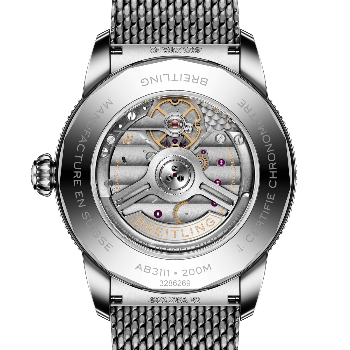 Breitling SUPEROCEAN HERITAGE B31 AUTOMATIC 42 AB3111361L1A1 Bandiera Jewellers