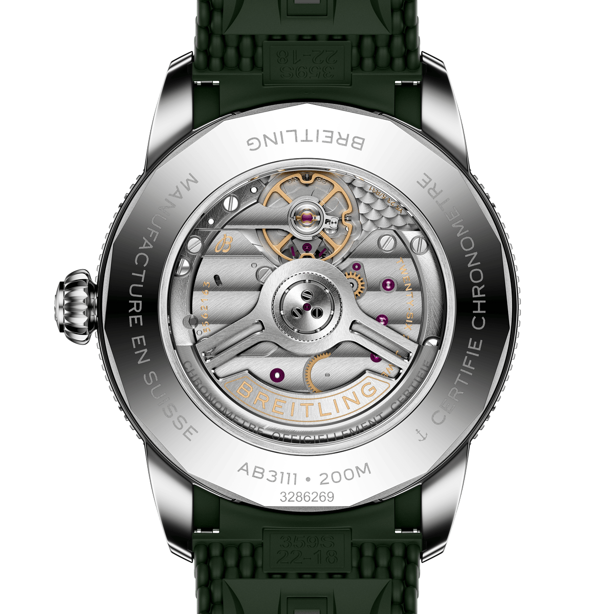 Breitling SUPEROCEAN HERITAGE B31 AUTOMATIC 42 AB3111361L1S1 Bandiera Jewellers