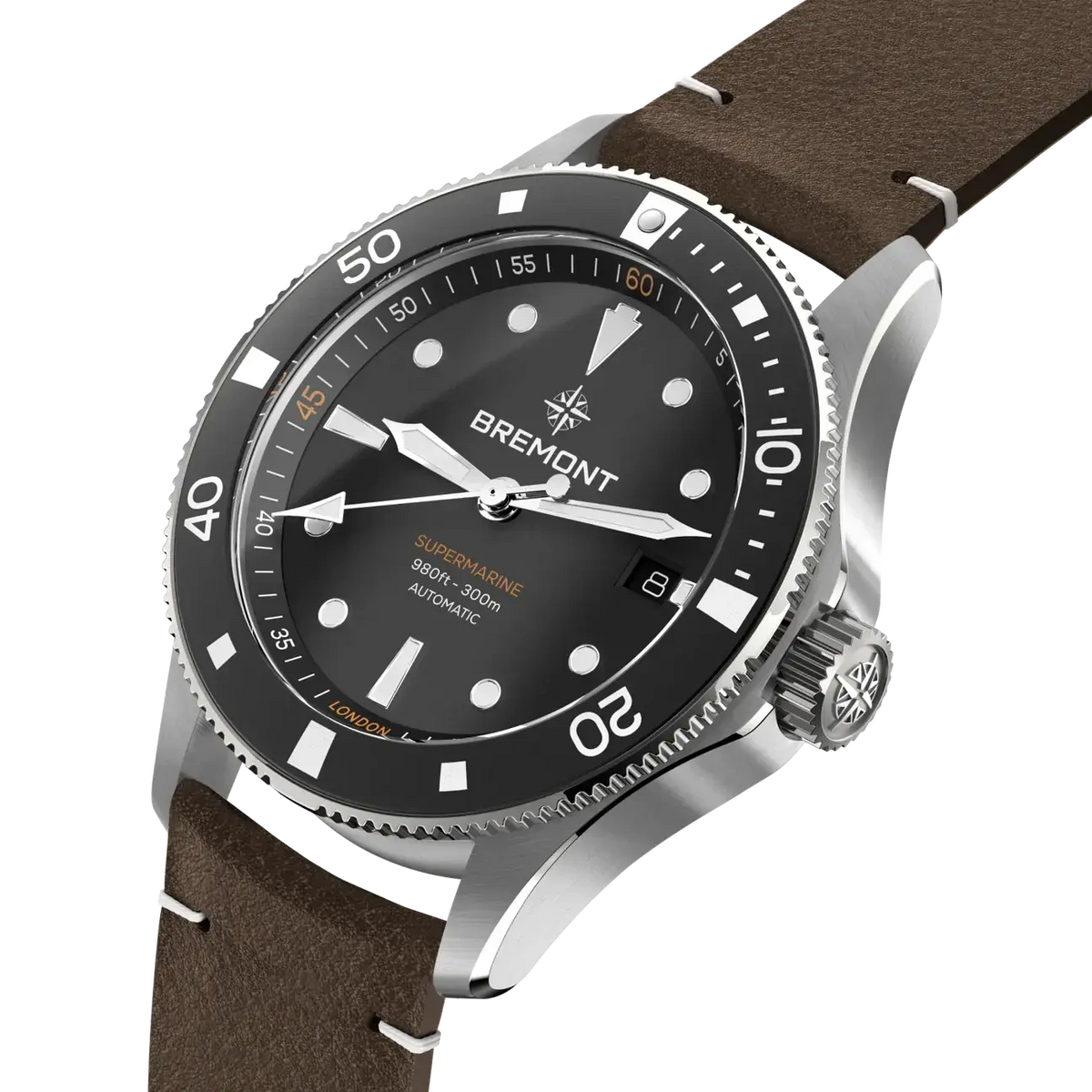 Bremont Supermarine 300M SM40-DT-SS-BK-L-S Bandiera Jewellers
