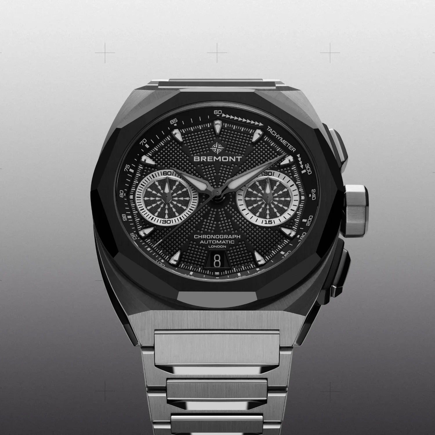 Bremont Supernova Chronograph SN41-CHR-SS-BK-B Bandiera