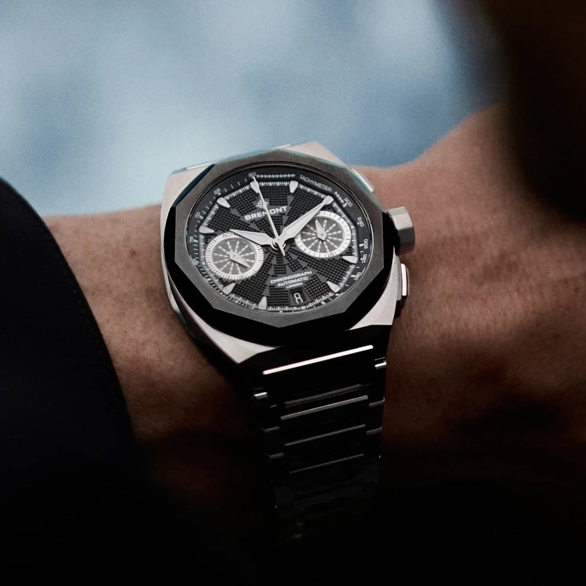 Bremont Supernova Chronograph SN41-CHR-SS-BK-B Bandiera