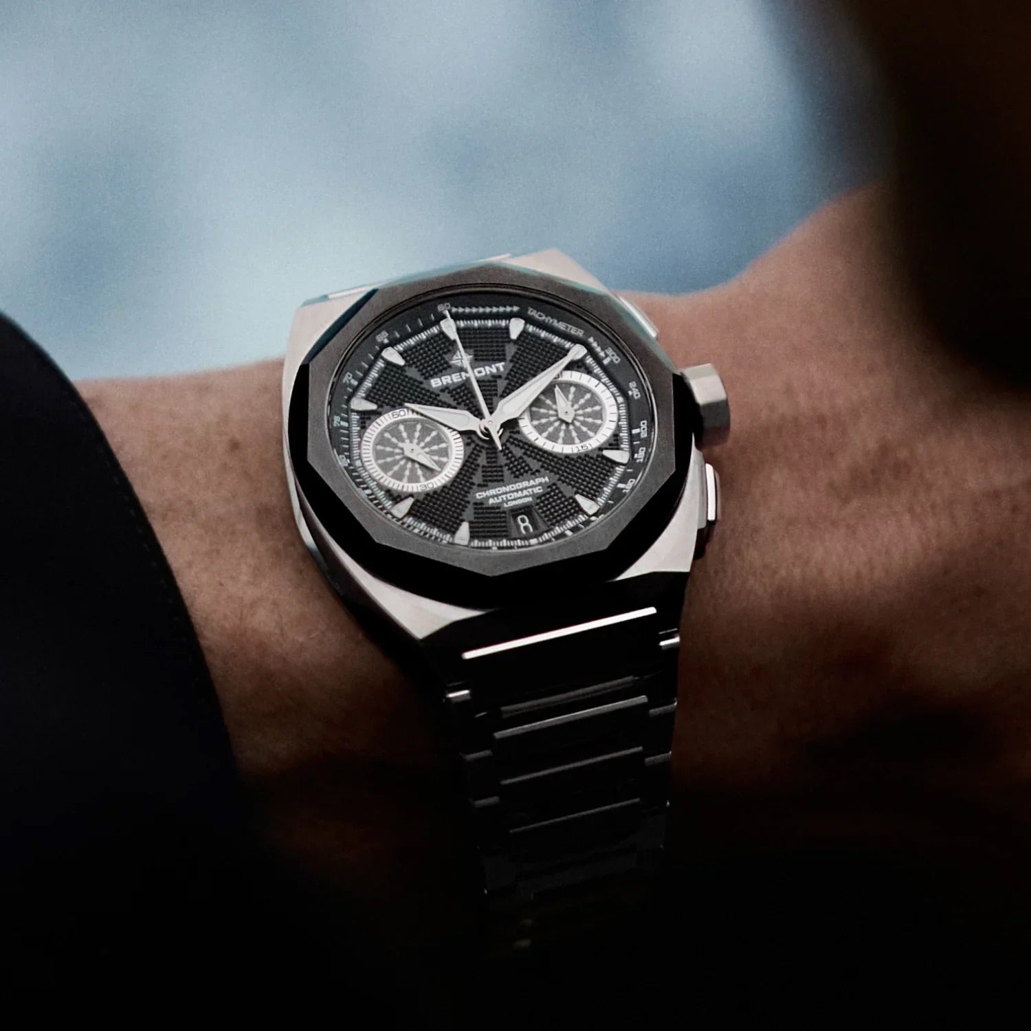 Bremont Supernova Chronograph SN41-CHR-SS-BK-B Bandiera