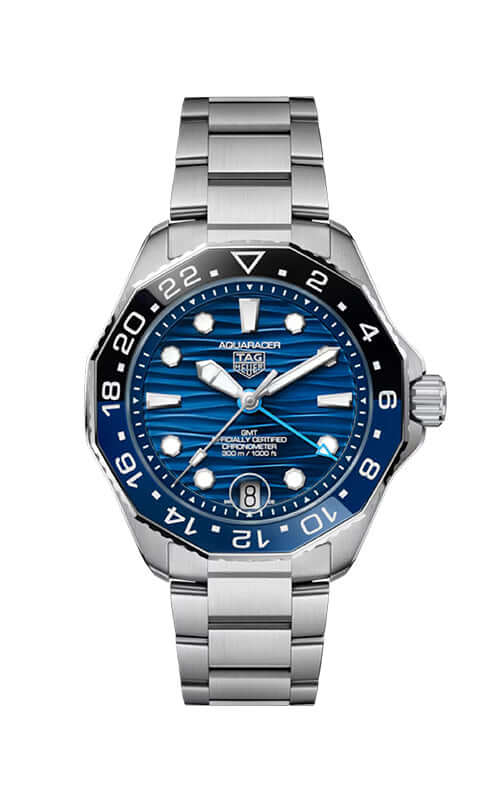 TAG Heuer Aquaracer Professional 300 GMT WBP5114.BA0013 Bandiera Jewellers