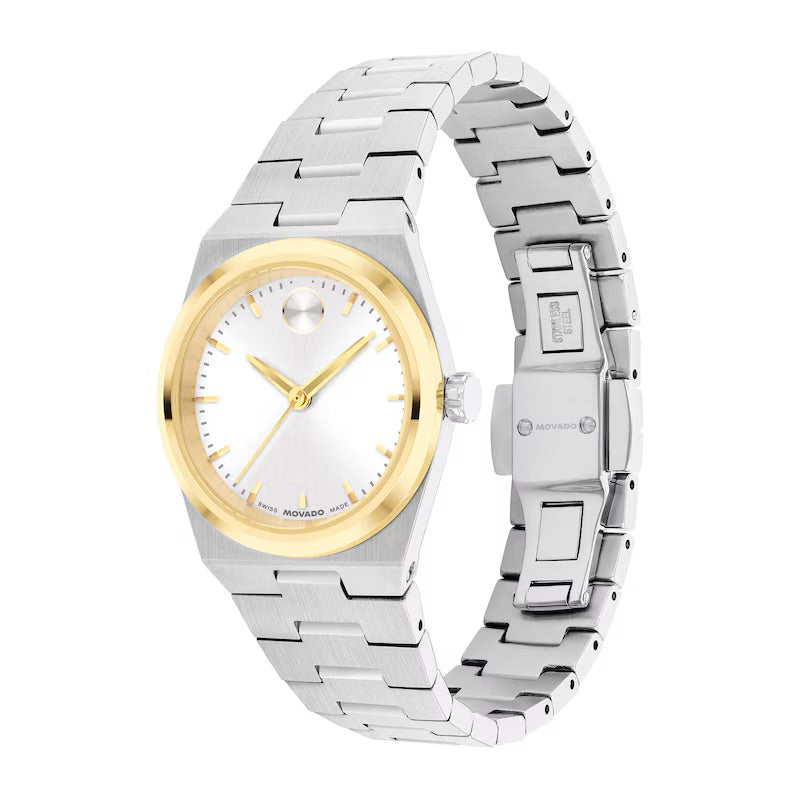 Movado BOLD Quest Mini Gold-Tone 3601291 Bandiera Jewellers 