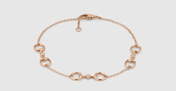 GUCCI Horsebit 18Kt Diamond Bracelet YBA837594001