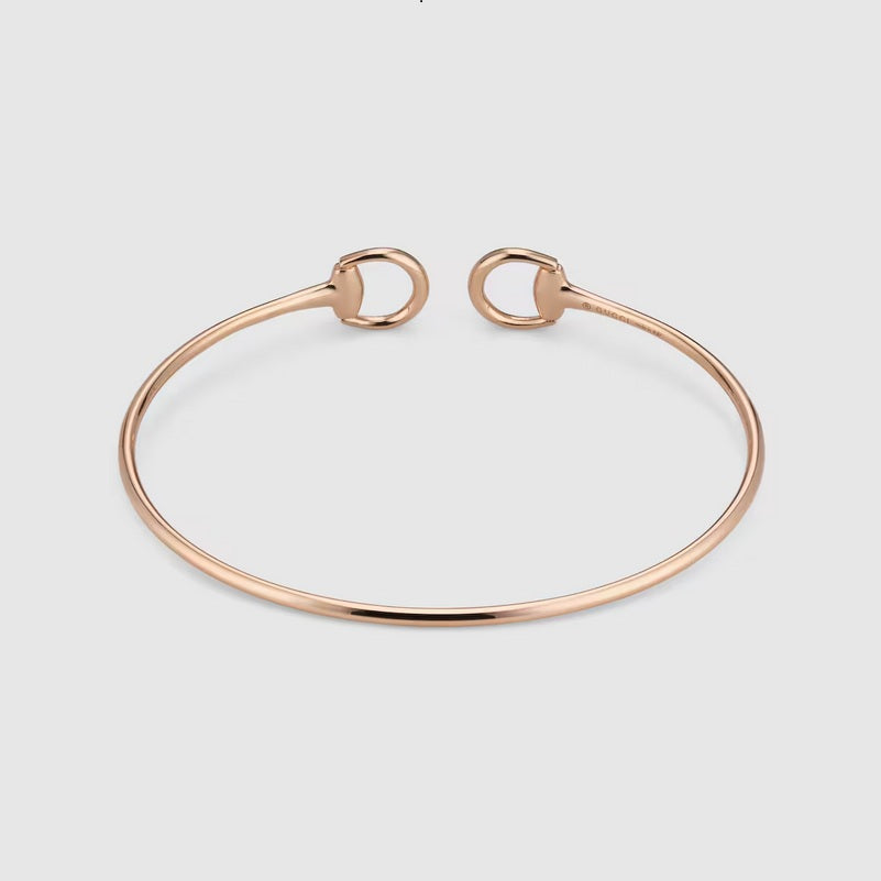 GUCCI Horsebit 18Kt Diamond Cuff Bracelet YBA837620001