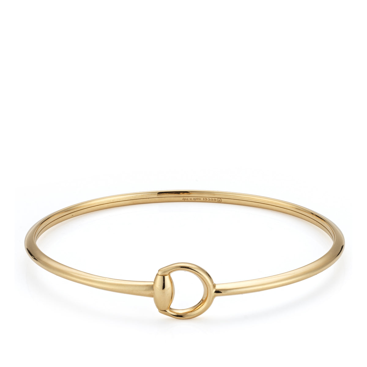 GUCCI HORSEBIT Gold Bracelet YBA865624001017
