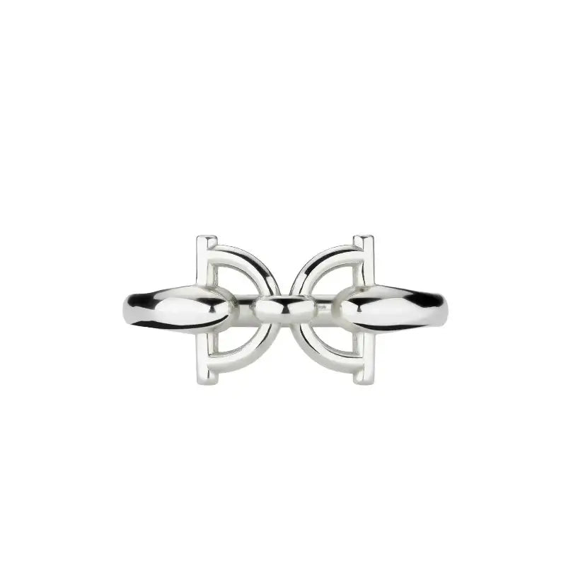 GUCCI Staffa Silver Ring Small YBC875910001 Bandiera Jewellers