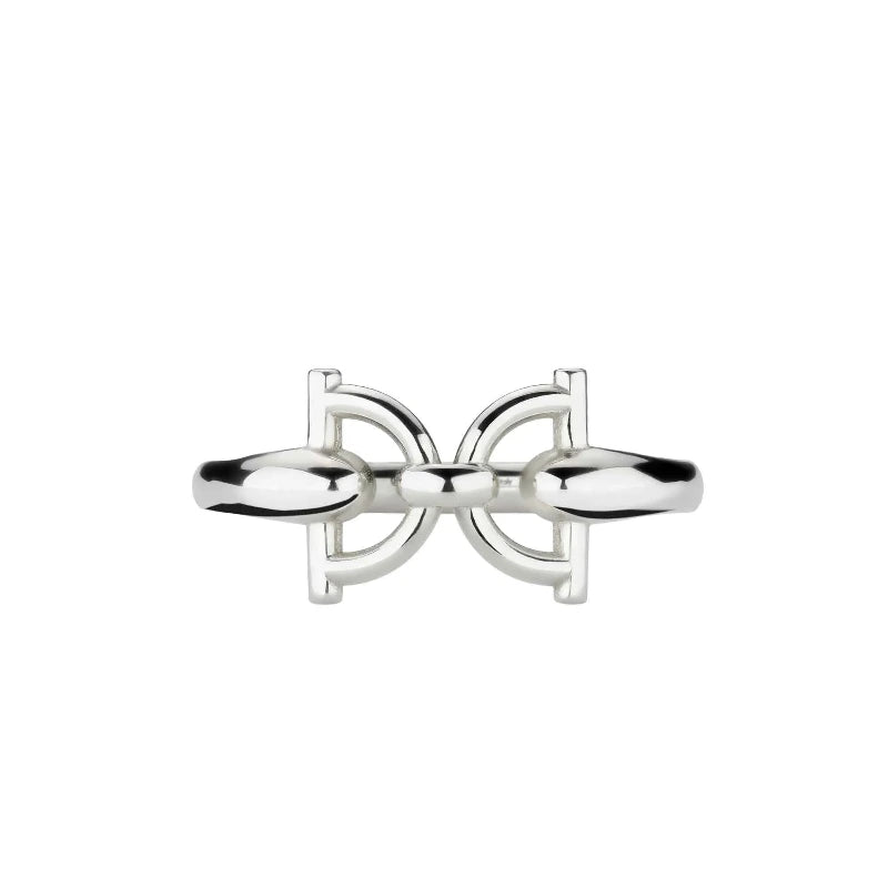 GUCCI Staffa Silver Ring Small YBC875910001 Bandiera Jewellers