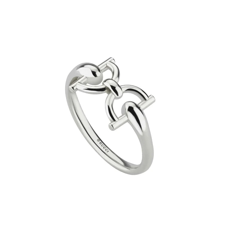 GUCCI Staffa Silver Ring Small YBC875910001 Bandiera Jewellers