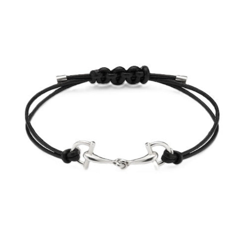 GUCCI Staffa Leather Bracelet YBA87623400100U Bandiera Jewellers
