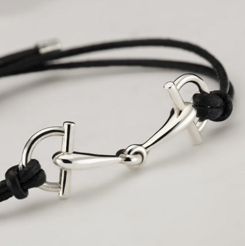GUCCI Staffa Leather Bracelet YBA87623400100U Bandiera Jewellers