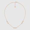 Gucci Horsebit 18K Diamond Pendant Necklace YBB83759600100U