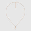 Gucci Horsebit 18K Diamond Pendant Necklace YBB83759900100U