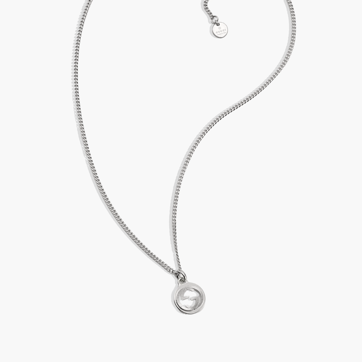 GUCCI INTERLOCKING NECKLACE YBBA0078M001