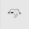 GUCCI Trademark Heart Sterling Silver Ring YBC796357001 Bandiera Jewellers