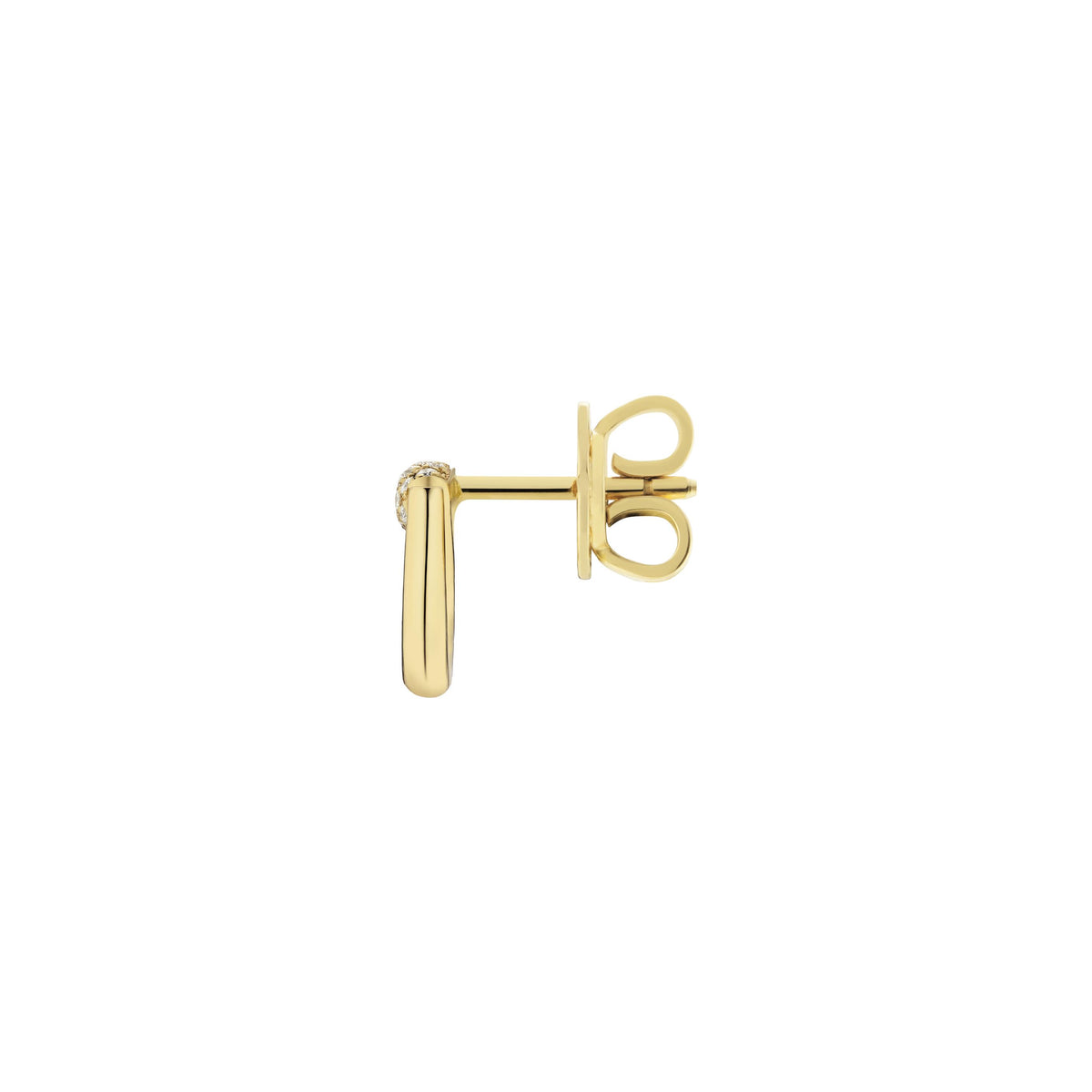 GUCCI Horsebit Earrings Gold & Diamonds YBD86144800100