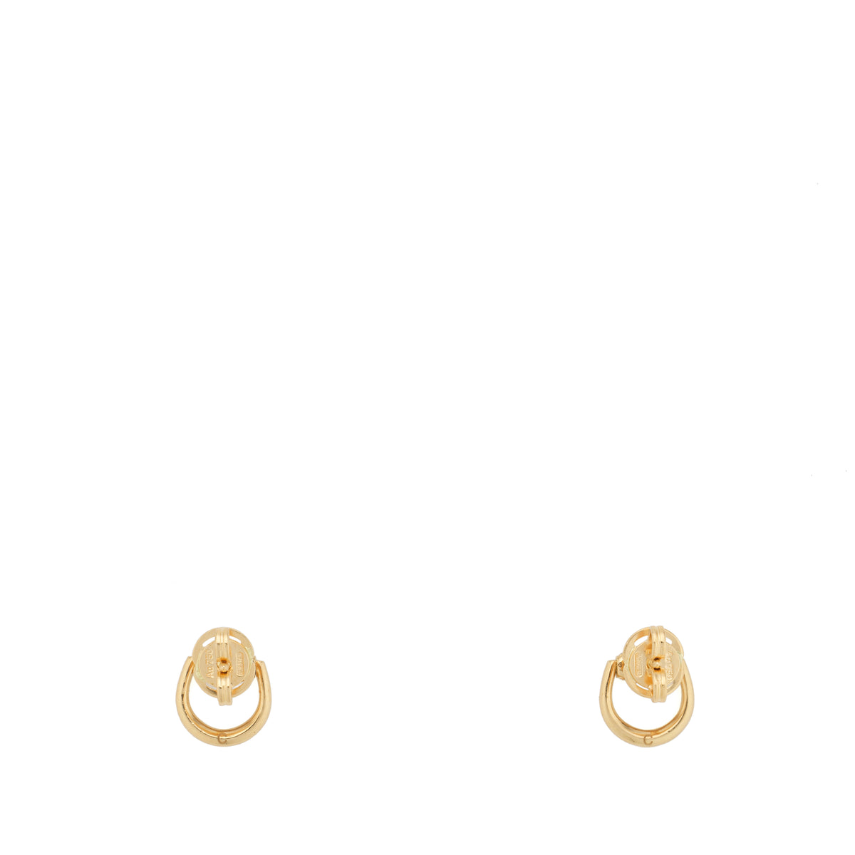 GUCCI Horsebit Earrings Gold & Diamonds YBD86144800100