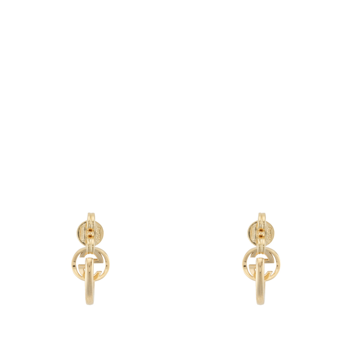 GUCCI Interlocking Hoop Earrings YBDA000NA00100