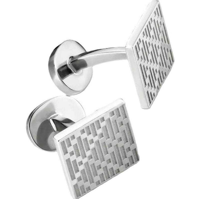 GUCCI Diamante Silver Cufflinks YBE87425800100U Bandiera Jewellers