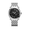 Luxury Breitling watch with black dial and silver bracelet on a white background

Breitling Lady Premier 32 A77330671B1A1 Bandiera Jewellers