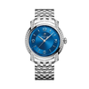 Silver watch with a blue face on a white background

Breitling Lady Premier 32 A77330671C1A1 Bandiera Jewellers