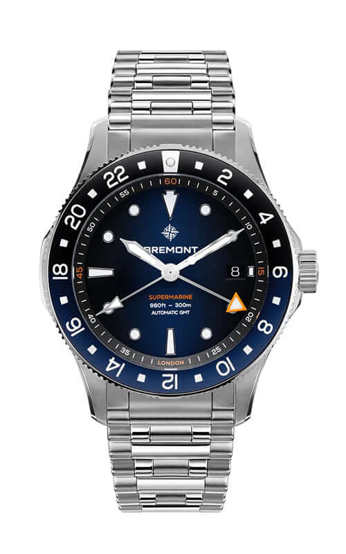 Bremont Supermarine SM40-GMT-SS-BLBK-B Bandiera Jewellers