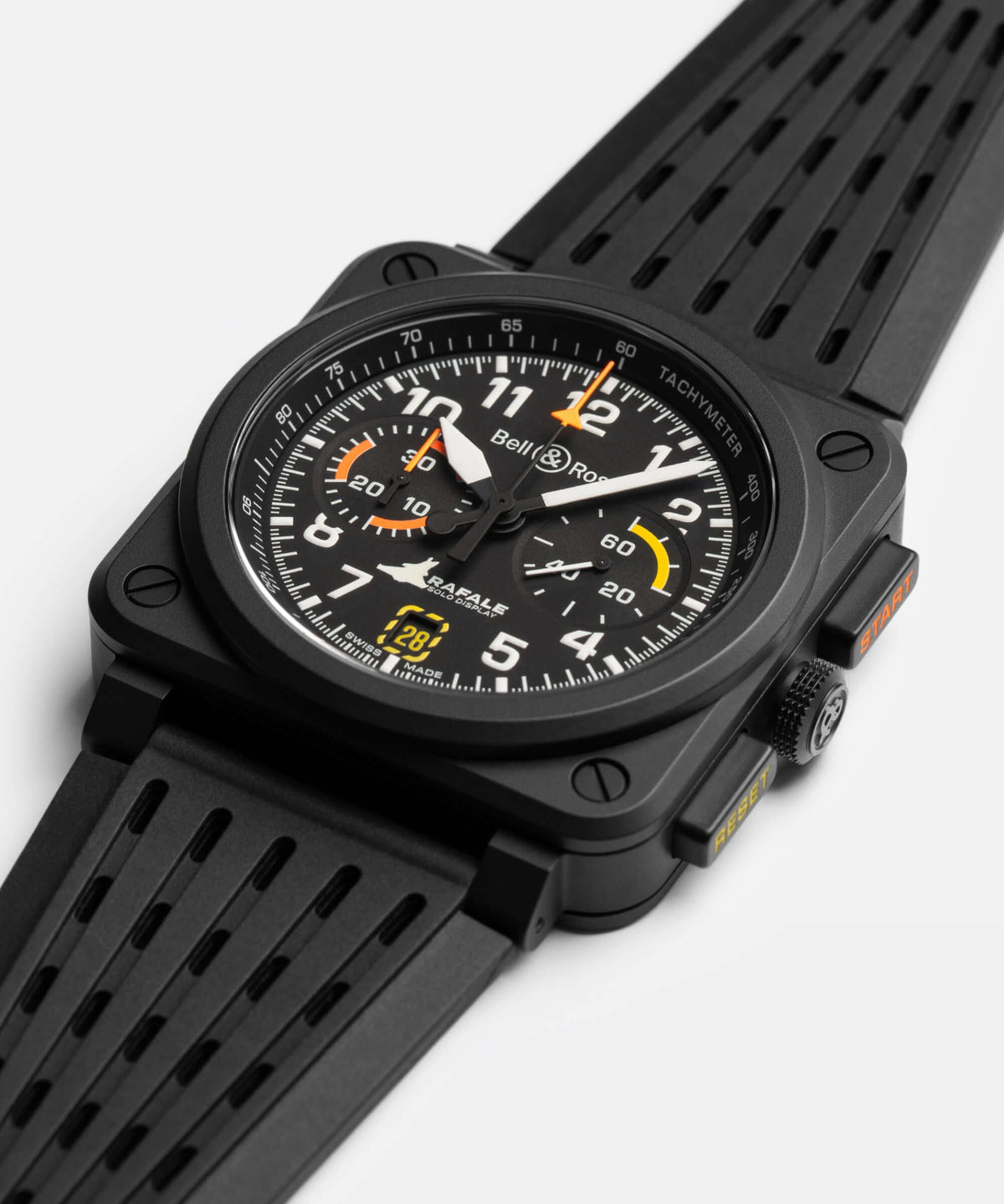 Bell & Ross BR-03 Chrono Rafale Solo Display BR0394-RSD-CE/SRB