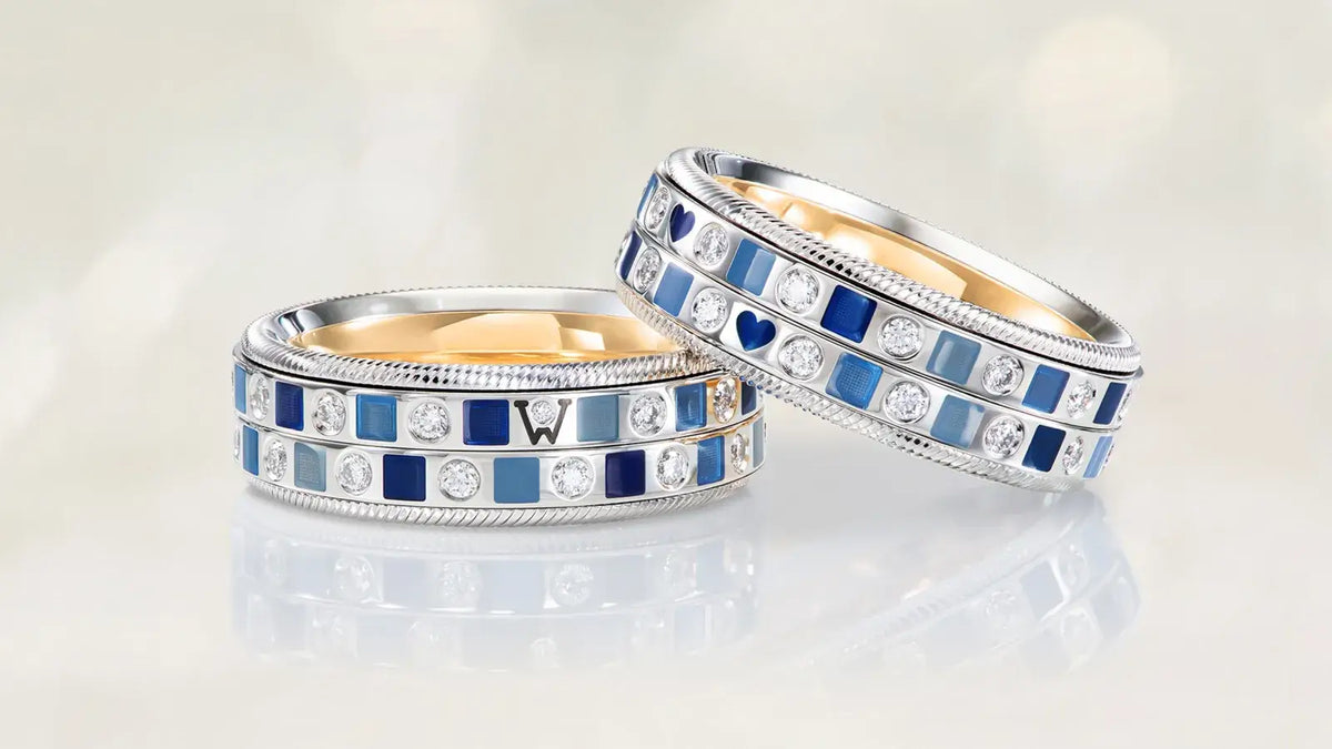 Wellendorff Endless Ocean Duet Ring, 607566