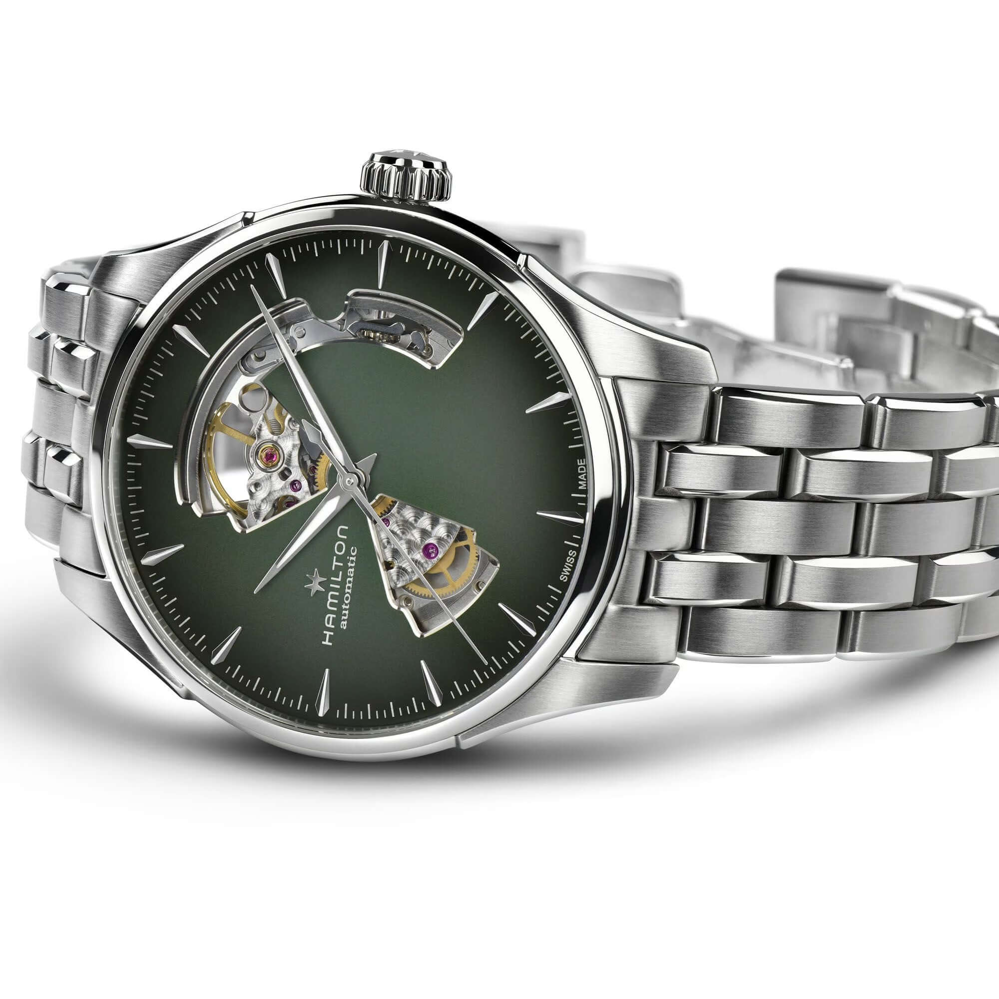 Hamilton Jazzmaster Open Heart H32675160 Bandiera Jewellers