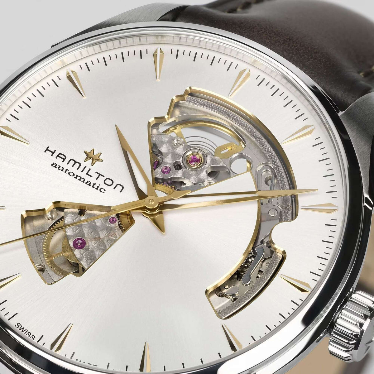 Hamilton Jazzmaster Open Heart H32675551 Bandiera Jewellers