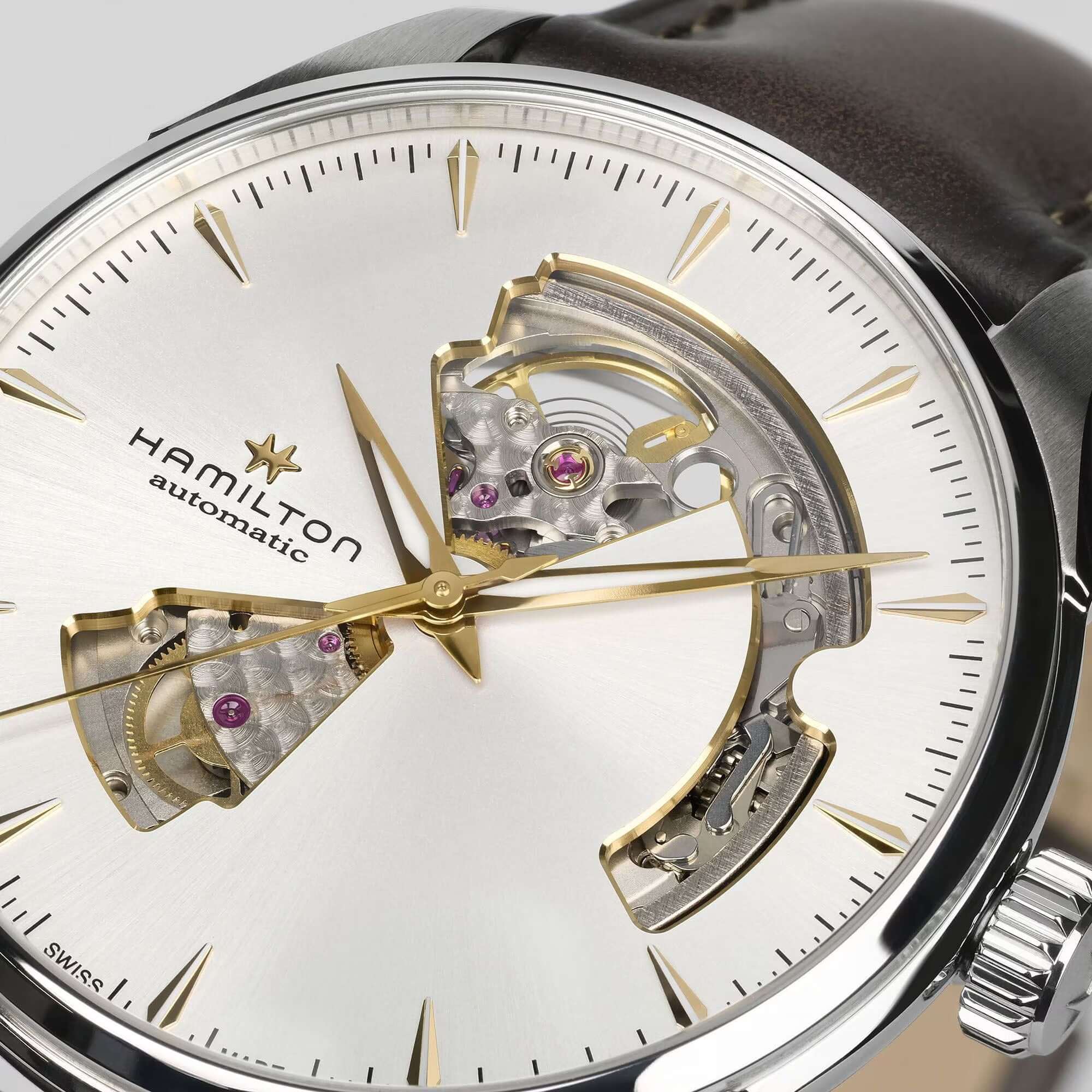 Hamilton Jazzmaster Open Heart H32675551 Bandiera Jewellers