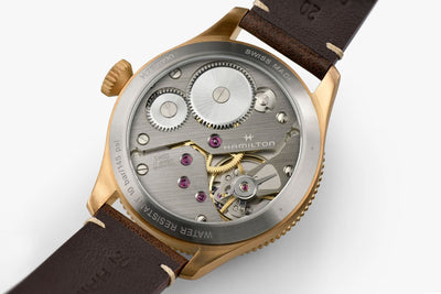 Hamilton Pilot Pioneer Bronze 43mm H76709510 Bandiera Jewellers