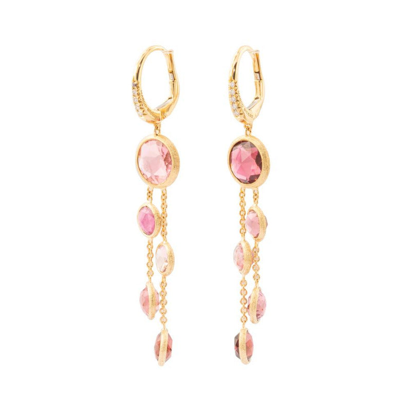 Marco Bicego Jaipur Colour Earrings Pink Tourmaline OB1290-MB__TR01_Y Bandiera Jewellers