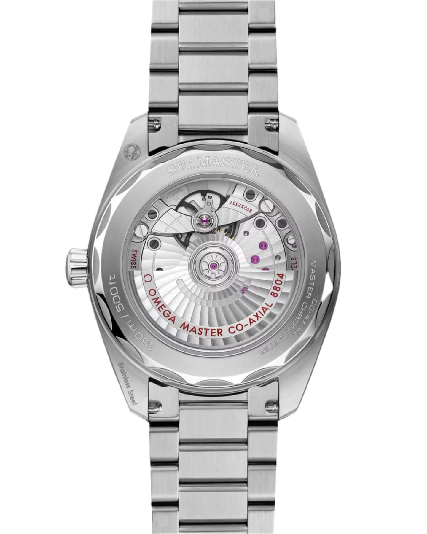 Silver Omega watch with a brown dial on a white background

Omega Seamaster Railmaster Watch 235.10.38.20.13.001 Bandiera Jewellers