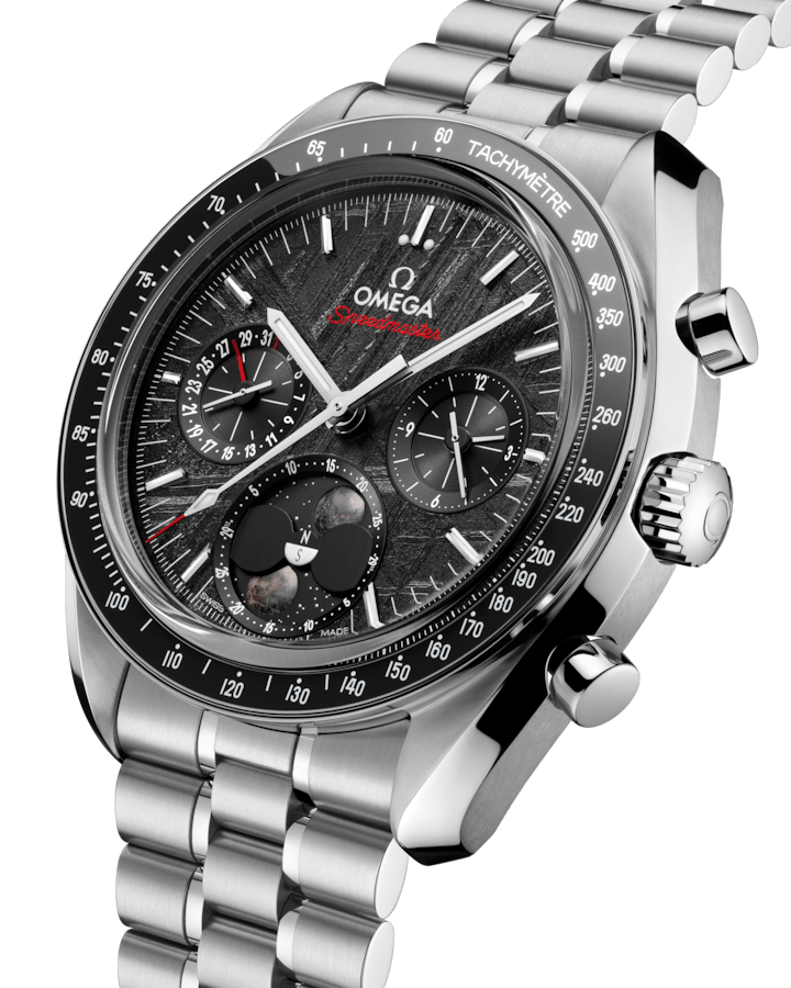 Omega Speedmaster Moonphase Meteorite 304.30.43.52.01.001