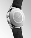 Back view of a Longines watch with brand engraving on a light gray background

Longines Ultra-Chron Classic Automatic L25374722 Bandiera Jewellers
