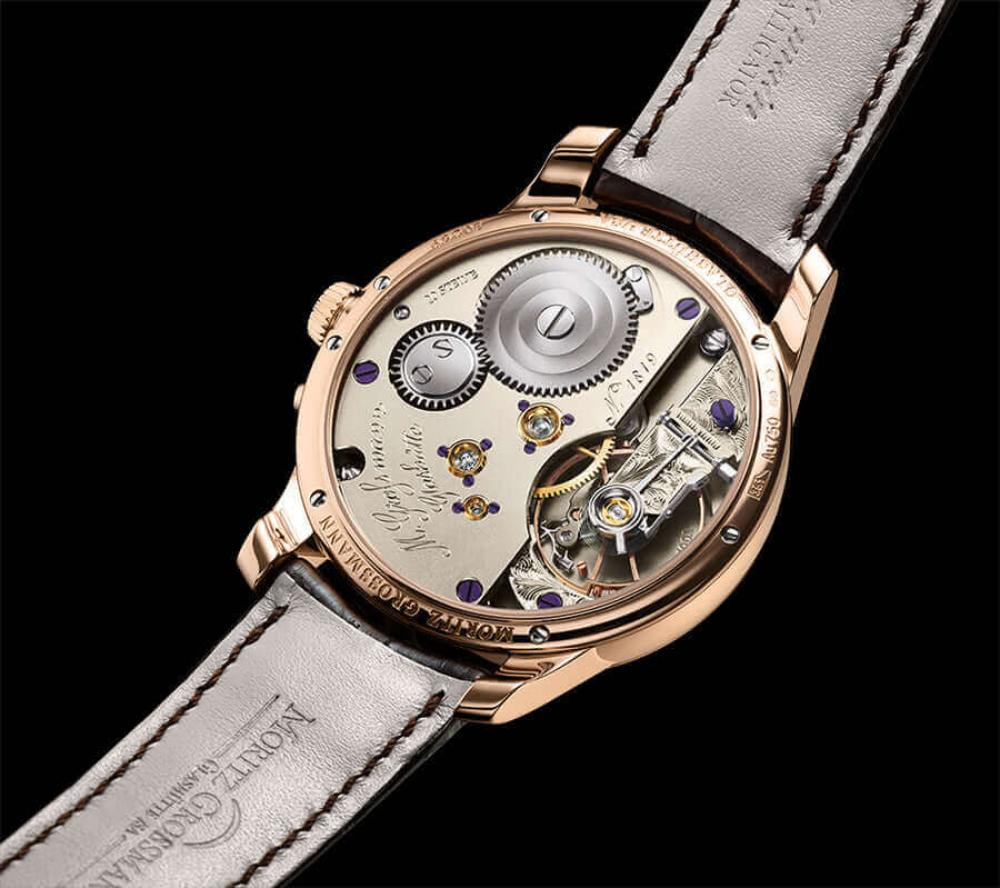 Moritz Grossmann Rose gold Tremblage MG-003290 | Bandiera Jewellers