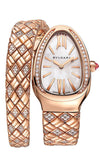Bulgari Serpenti Spiga 18k Rose Gold & Diamonds Watch 103250 | Bandiera Jewellers Toronto and Vaughan