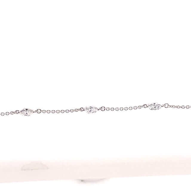 Bandiera Jewellers White Gold Diamond Bracelet 16241BBD